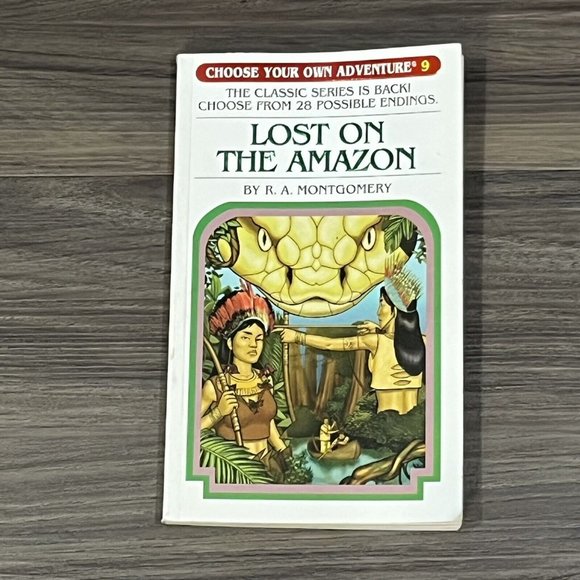 2005 Choose Your Own Adventure Paperback Book #9 Lost On The Amazon - Picture 1 of 16